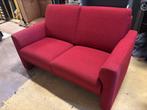Bordeaux rode 2 zitter - 140x80x45H, 1025xe, 150 tot 200 cm, Tweepersoons, 75 tot 100 cm