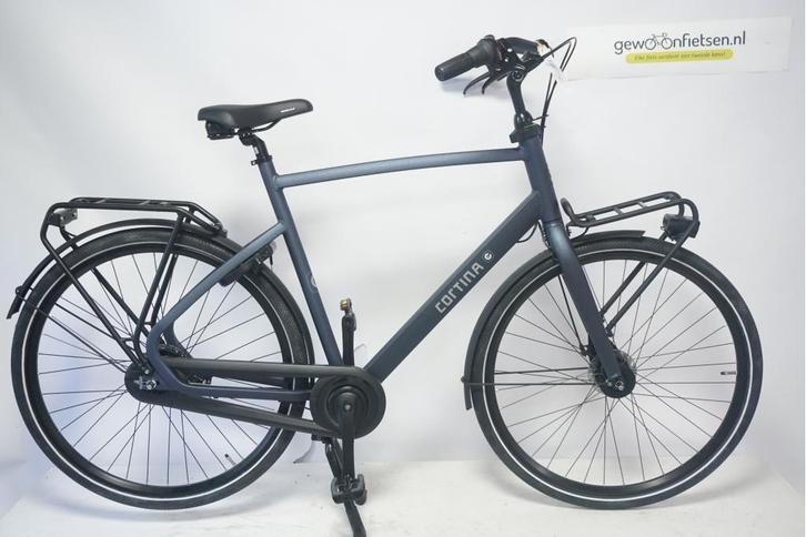 Refurbished Cortina Common Black Blue 61cm - Herenfiets, Fietsen en Brommers, Fietsen | Heren | Herenfietsen, Zo goed als nieuw