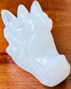 Prachtige Echte Bergkristallen Feng Shui Drakenkop à ca.5cm, Ophalen of Verzenden, Nieuw