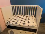 Ledikant/meegroeibed/peuterbed ikea stuva met lades, Ophalen, Gebruikt, 70 tot 85 cm