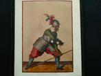 Ridder in gevechtshouding nummer 25 litho, Ophalen of Verzenden