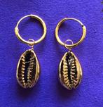 Nieuw bohemian oorbellen schelp gold, Sieraden, Tassen en Uiterlijk, Oorbellen, Overige materialen, Hangers, Nieuw, Ophalen of Verzenden