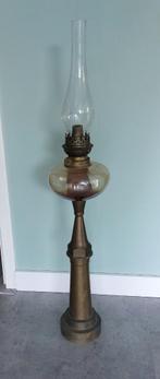 olielamp gemaakt van een koperen brandspuit hoogte 75 cm, Ophalen of Verzenden