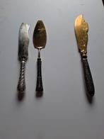 Taartschep en taartmessen in .800 zilver., Ophalen of Verzenden