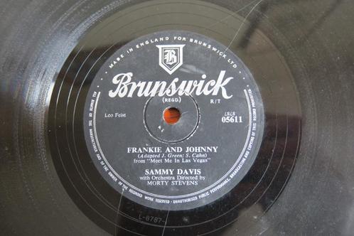 Sammy Davis Frankie And Johnny 78 toeren 78rpm wurlitzer pop, Cd's en Dvd's, Vinyl | Jazz en Blues, Gebruikt, Jazz en Blues, 1940 tot 1960