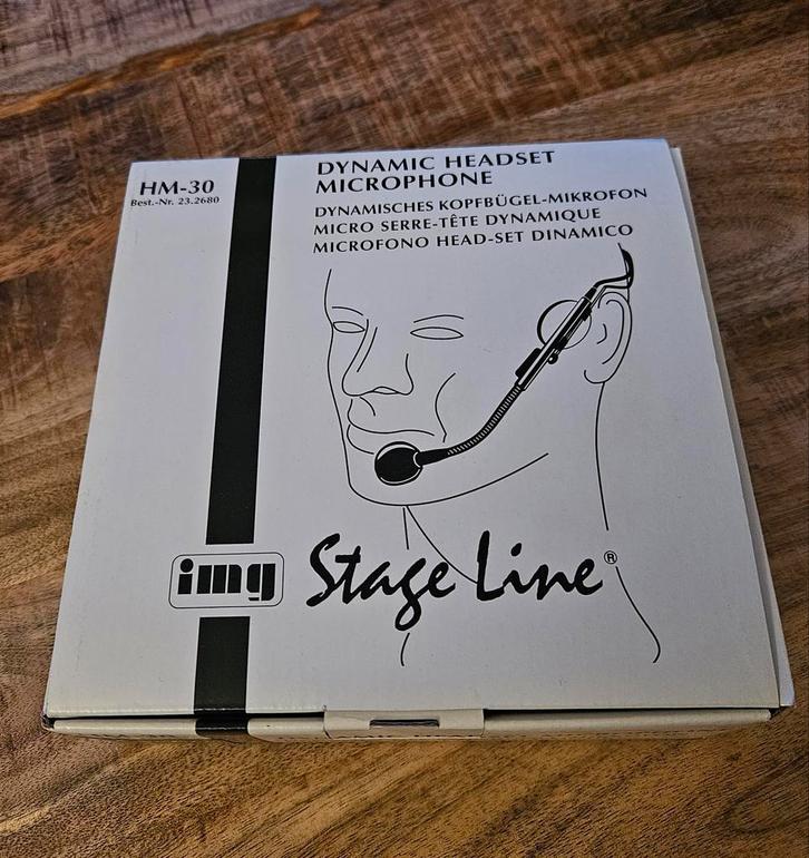 Stage Line HM-30 Dynamische Headset Microfoon - Nieuw, Muziek en Instrumenten, Microfoons, Nieuw, Overige typen, Ophalen of Verzenden