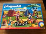 NIEUW IN DOOS playmobil summer 6888 Tentenkamp met kampvuur, Ophalen, Nieuw