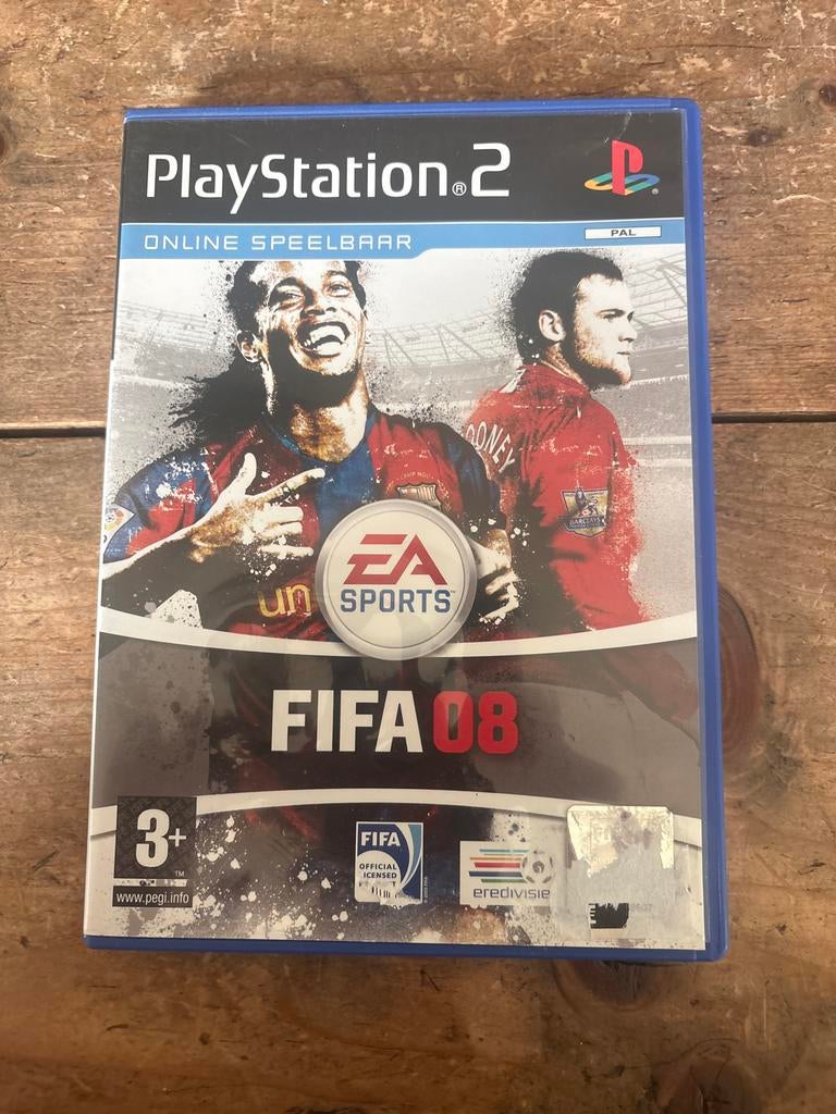 Fifa 08 - PlayStation 2 (PS2), Gebruikt, 2 spelers, Eén computer, Ophalen of Verzenden