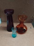 Hyacinthvazen 3st. Gaaf, hg 20 - 15 - 8 cm,, Antiek en Kunst, Ophalen of Verzenden