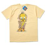 Looney tunes tweety cartoon tekening soft yellow pre shrunk, Kleding | Dames, Ophalen, Info@taurusvintage.nl, Geel, Maat 42/44 (L)