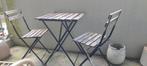 De onmisbare, mooi verweerde bistro set, Ophalen, Gebruikt, Overige materialen, 2 zitplaatsen