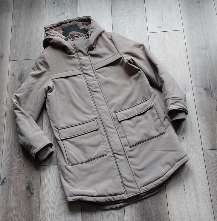 ONLY Winterjas beige taupe L🙂, Kleding | Dames, Jassen | Winter, Zo goed als nieuw, Maat 42/44 (L), Beige, Ophalen of Verzenden