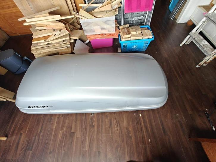 Halfords Hapro Travelbox 4.5 MF-S | Dakkoffer + dakdragers, Auto diversen, Dakkoffers, Zo goed als nieuw, Ophalen
