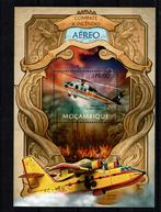 mocambique pf bl helicopter luchtvaart vliegtuigen brandweer, Ophalen of Verzenden, Postfris, Vliegtuigen