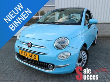 Fiat 500 1.2 Lounge Navigatie babyblauw beschikbaar voor biedingen