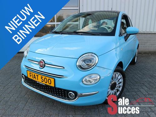 Fiat 500 1.2 Lounge Navigatie babyblauw, Auto's, Fiat, Bedrijf, Te koop, ABS, Airbags, Airconditioning, Alarm, Centrale vergrendeling