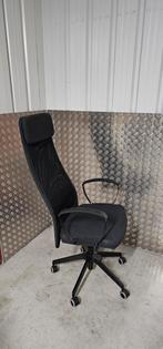 Comfortabele bureaustoel - Zwart, Huis en Inrichting, Ophalen, Gebruikt, Zwart, Bureaustoel