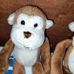 2 x Hema aap knuffel 22 cm groot, Kinderen en Baby's, Speelgoed | Knuffels en Pluche, Ophalen of Verzenden, Gebruikt