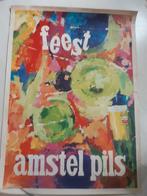 Oude Amstel Pils Reclame Poster, Rechthoekig Staand, Deurposter of groter, Ophalen of Verzenden, Zo goed als nieuw