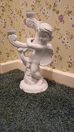 Vintage kandelaar engel, Ophalen of Verzenden