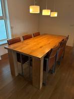 Eettafel te koop kan 8 persoons, Huis en Inrichting, Tafels | Eettafels, Ophalen, 200 cm of meer, 50 tot 100 cm, Zo goed als nieuw