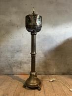 Oude messing vloerlamp lamp wierookbrander Marokko, Ophalen, Gebruikt, Overige typen