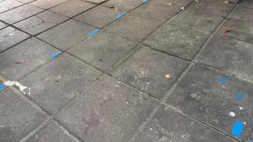 Stoeptegels 30 x 30 cm uit garage (270 stuks) beschikbaar voor biedingen