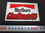 sticker Marlboro Challenge 1985, Verzamelen, Ophalen, Zo goed als nieuw, Bedrijf of Vereniging