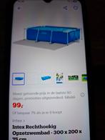 Intex Rechthoekig Opzetzwembad 300x200, Ophalen, Gebruikt, Opzetzwembad, 200 tot 400 cm