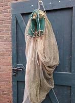 Oud Vintage Visnet Groen Creme met Lood, Gebruikt, C, C, Ophalen of Verzenden