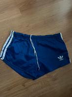 Vintage Adidas shorts korte broek shiny glans nylon broekje, Blauw, Ophalen of Verzenden, Zo goed als nieuw, Adidas