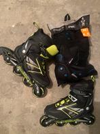 Skeelers, zo goed als nieuw, maat 40,5 incl beschermers, Ophalen, Zo goed als nieuw, Inline skates 4 wielen, Overige merken