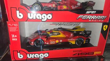 Bburago Ferrari SF21 & 499P - Nieuw in doos! Ook los beschikbaar voor biedingen