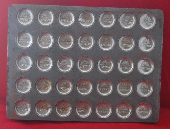 Betke chocolademal voor pastilles, Antiek en Kunst, Curiosa en Brocante, Ophalen of Verzenden