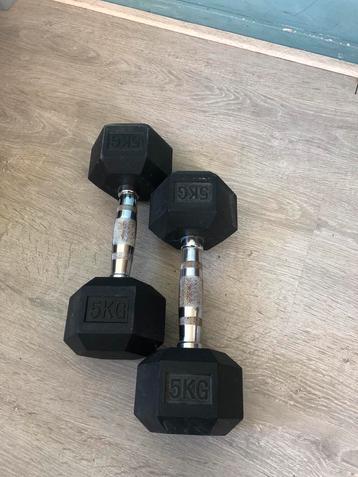 Dumbbells - 5kg set beschikbaar voor biedingen