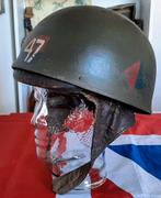 Britse Royal Artillery Dispatch Rider Helm, Verzamelen, Ophalen of Verzenden, Landmacht, Engeland, Helm of Baret