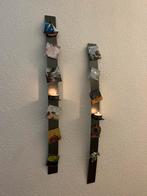 Waxinelichthouders wanddecoratie magneetbord, Ophalen of Verzenden, Gebruikt