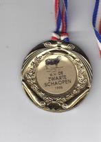 V 86 carnavals medaille cv de zwarte schaopen brabant 1998, Postzegels en Munten, Penningen en Medailles, Ophalen of Verzenden