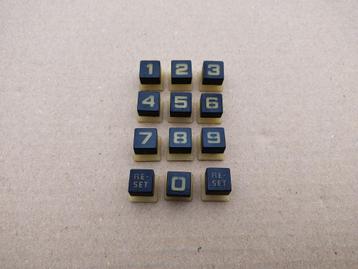 Druktoetsen/ Set Seeburg FC1/ Div (1973) jukebox beschikbaar voor biedingen