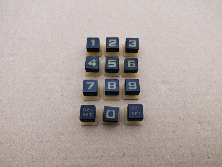 Druktoetsen/ Set Seeburg FC1/ Div (1973) jukebox, Verzamelen, Automaten | Jukeboxen, Gebruikt, Seeburg, 1950 tot 1960, Verzenden