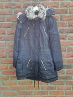 Laura Scott zwarte dames jas / parka maat 36 ( S )., Zwart, Ophalen of Verzenden, Zo goed als nieuw, Maat 36 (S)