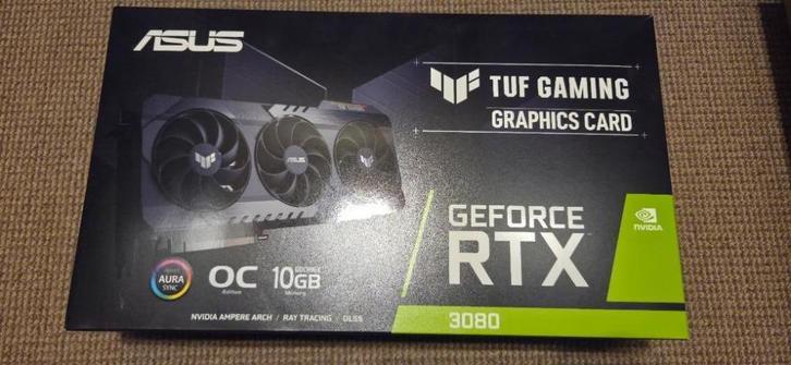 ASUS TUF Gaming GeForce RTX 3080 OC 10GB, Computers en Software, Videokaarten, Zo goed als nieuw, Nvidia, PCI-Express 4.0, GDDR6