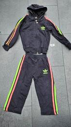 Adidas zwart met neon trainingspak maat 86, Kinderen en Baby's, Babykleding | Maat 86, Gebruikt, Ophalen of Verzenden, Jongetje of Meisje