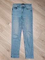 Rechte spijkerbroek / jeans Pieces - maat M, Blauw, Ophalen of Verzenden, W28 - W29 (confectie 36), Gedragen
