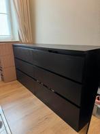 IKEA Malm kast 6 lades zwart, 150 tot 200 cm, 5 laden of meer, Ophalen of Verzenden, 75 cm of meer