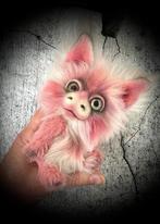 Monster Teddy Beer handgemaakt beweegbaar pop teddybeer roze, Verzenden, Nieuw, Stoffen beer, Overige merken