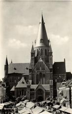 Steenbergen, Markt - 1964 gelopen, Verzamelen, Ansichtkaarten | Nederland, Ophalen of Verzenden, Voor 1920, Gelopen, Noord-Brabant