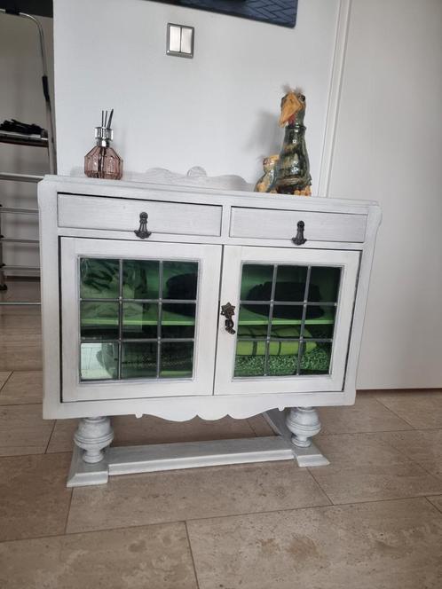 Theekastje, Huis en Inrichting, Kasten | Dressoirs, Zo goed als nieuw, 50 tot 100 cm, 25 tot 50 cm, Glas, Ophalen