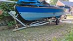 Boottrailer 4m inclusief zeilboot (Schakel) en dektent, Watersport en Boten, Boottrailers, Ophalen, Minder dan 1500 kg, Gebruikt