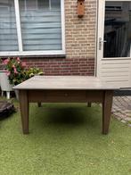 Salontafel met lades 98x98x51, Huis en Inrichting, Ophalen, 50 tot 100 cm, Vierkant, 50 tot 100 cm